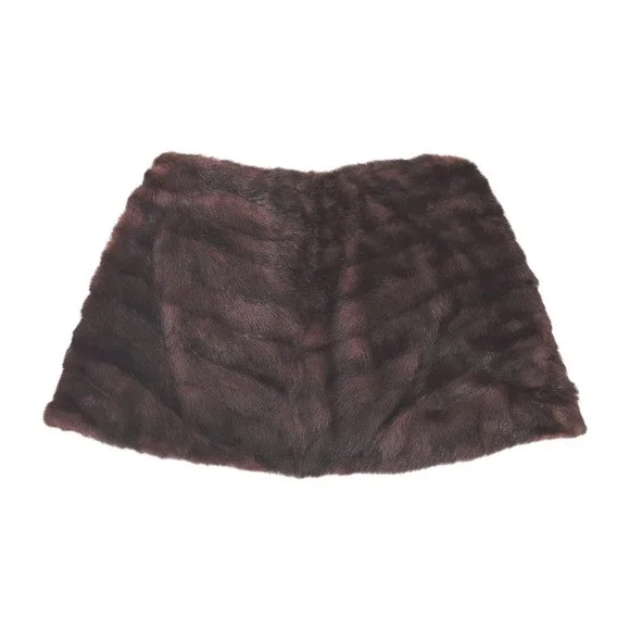 Vintage 1940's Brown 'Schwab's San Francisco' Fur Capelet Shoulder Wrap - Glam - Picture 2 of 7